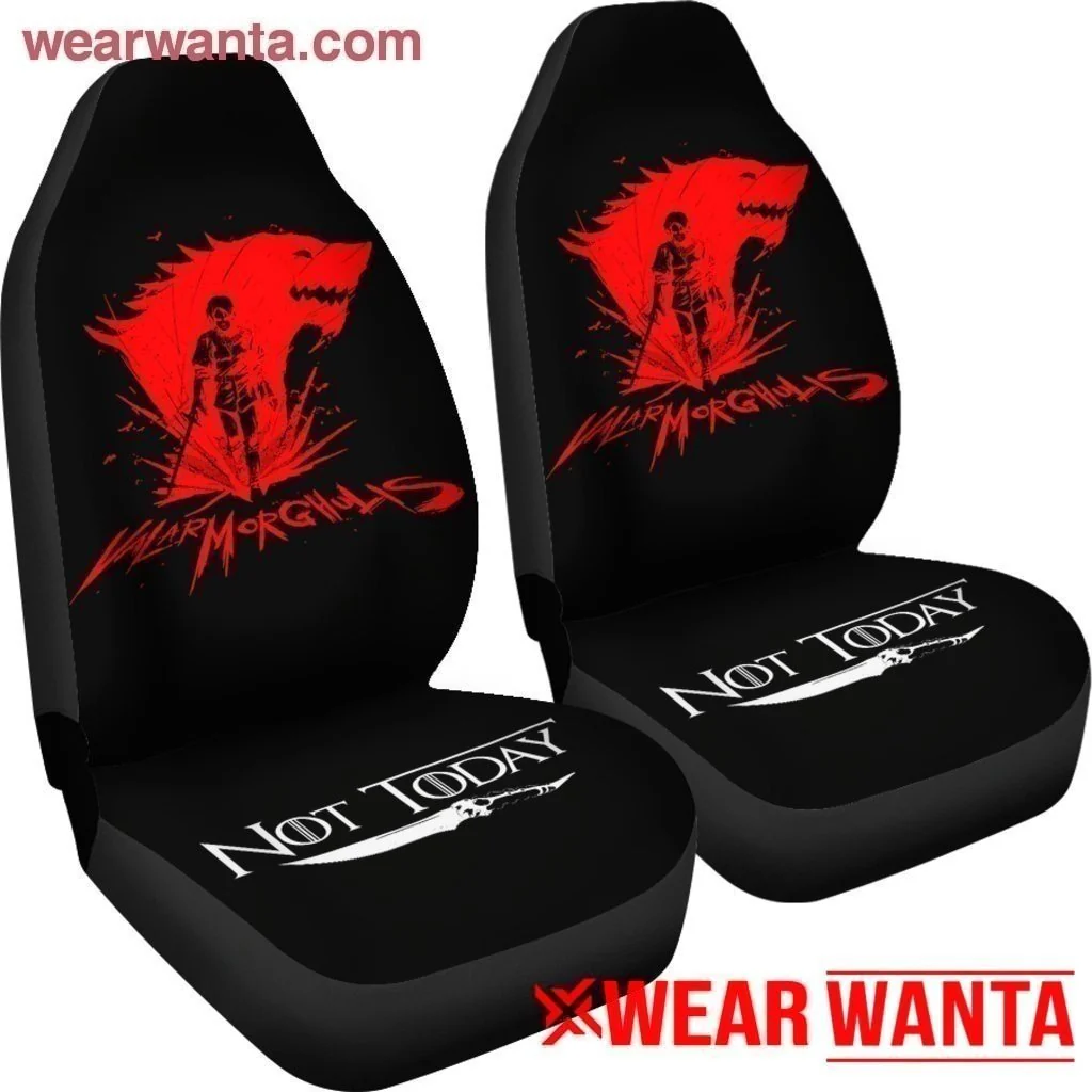 Arya Stark Not Today Car Seat Covers For Game Of Thrones SS8 LT04 - Image 5