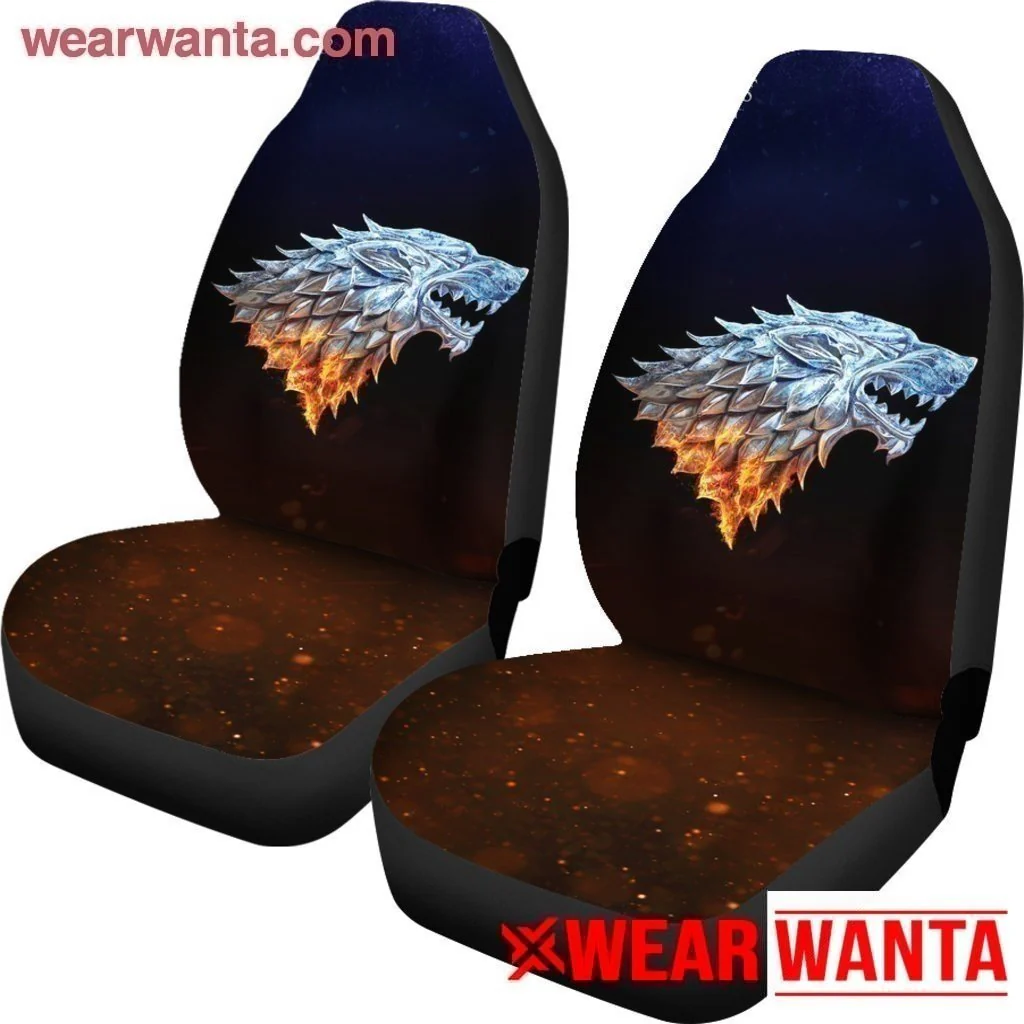 Game Of Thrones House Stark Car Seat Covers Custom Car Decoration - Image 3