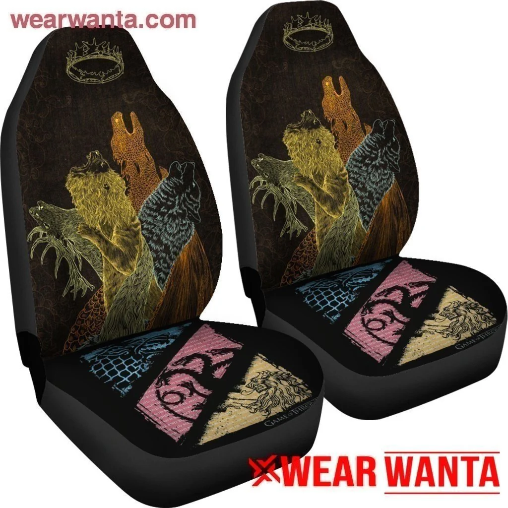 Game Of Thrones Symbol Of House Car Seat Covers LT04 - Image 5