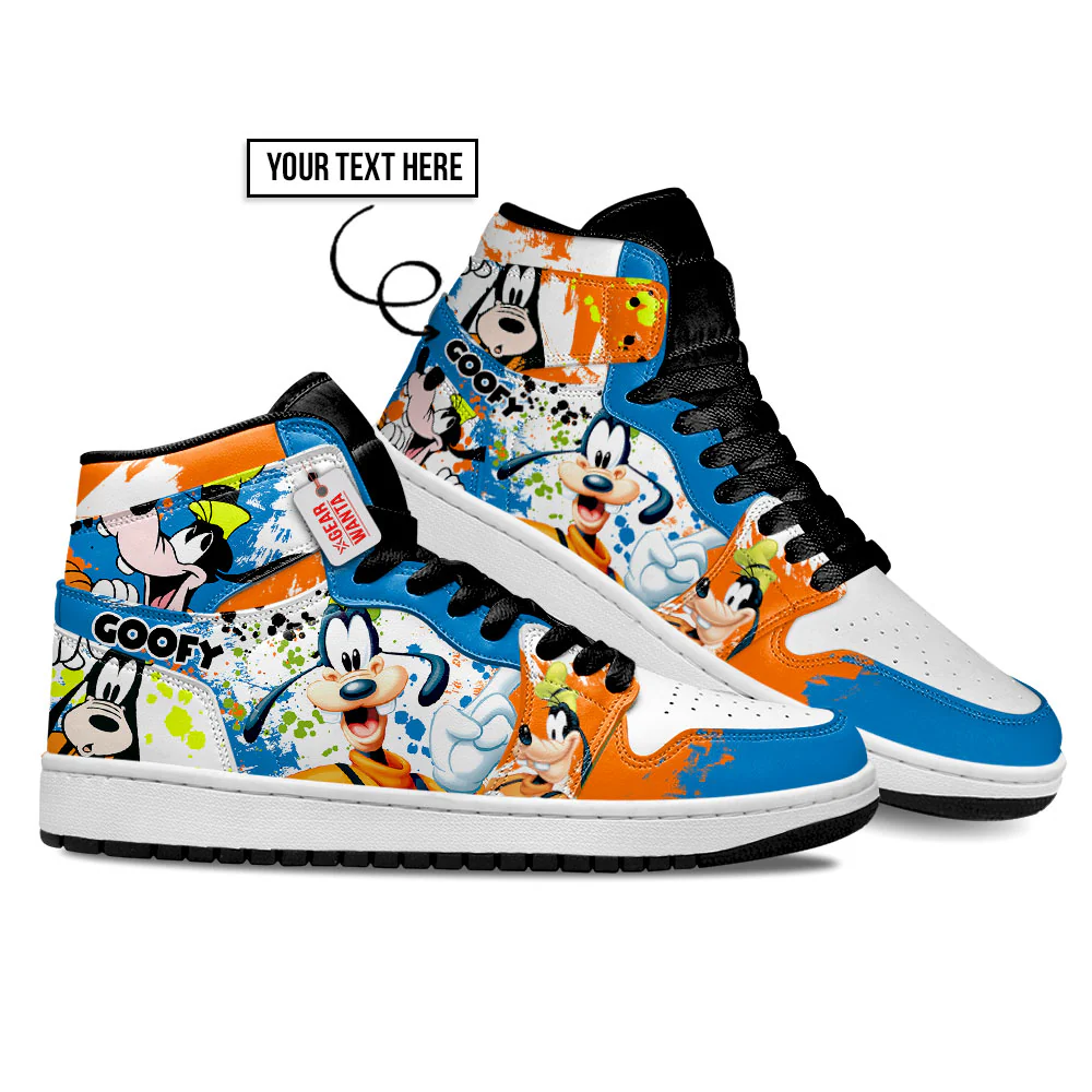 High-Top Leather Sneakers